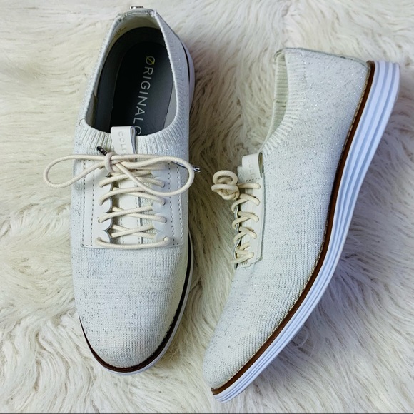 Cole Haan Shoes - Cole Haan Original Grand OS Stitchlite Plain Ox Trainers White Women's 7.5